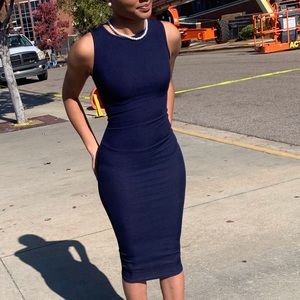 PrettyLittleThing | Dresses | Navy Blue 